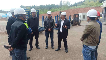 石鎮(zhèn)槐、陳箐帶隊(duì)暗訪督導(dǎo)重大項(xiàng)目建設(shè)和安全生產(chǎn)工作